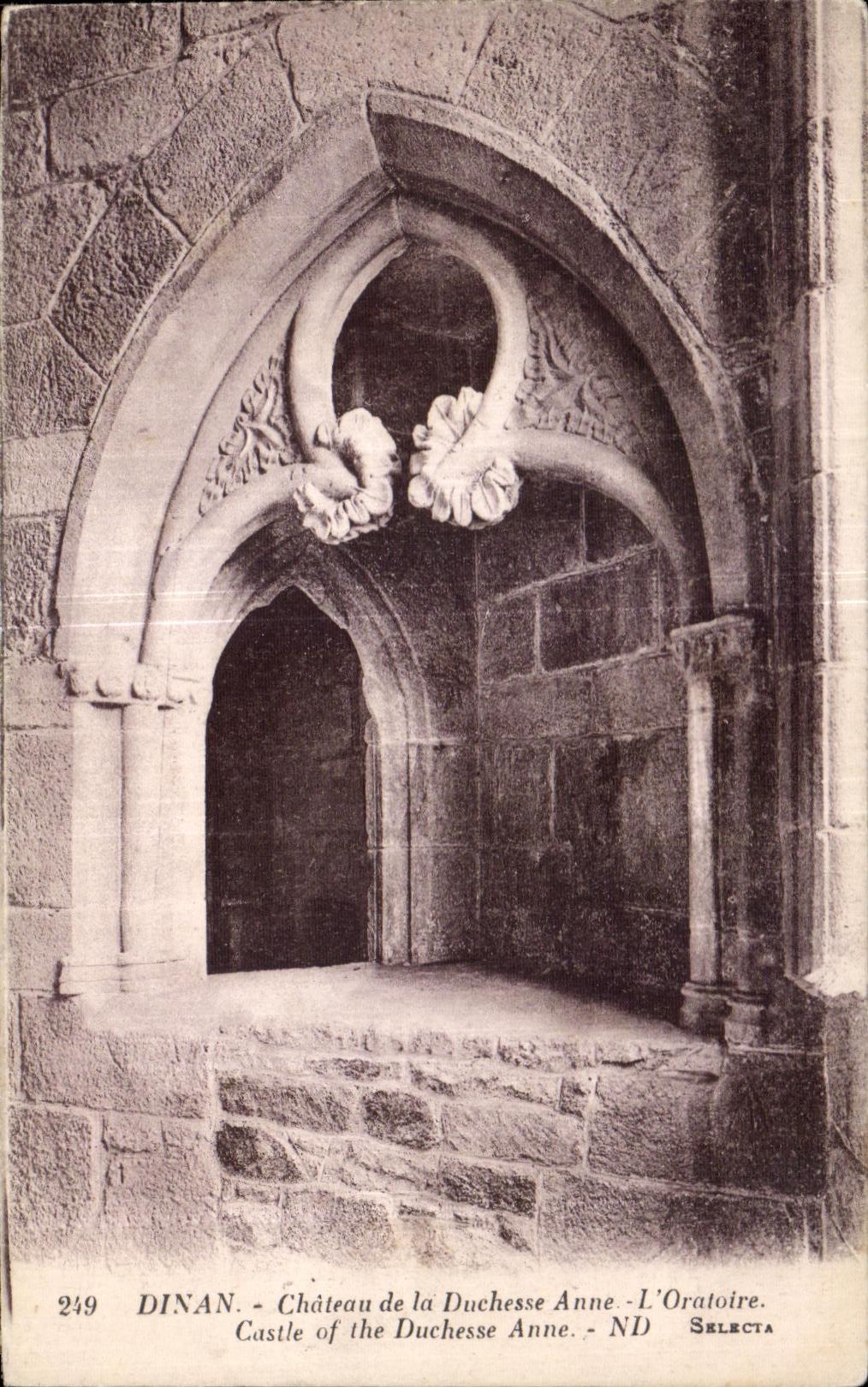 Dinan - Château de la Duchesse Anne - L'Oratoire - ND - Selecta 249