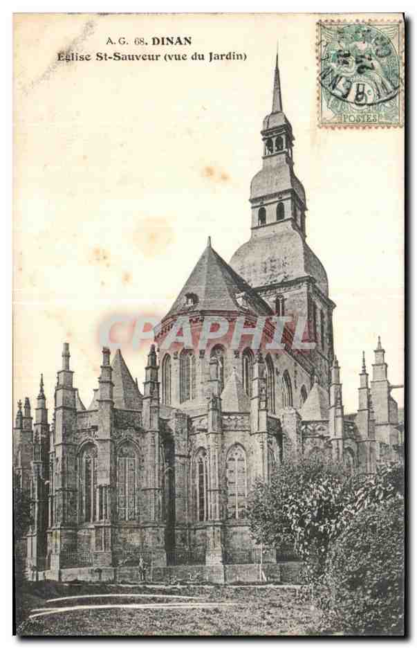 Église St-Sauveur (vue du Jardin) — Dinan — A.G. 08