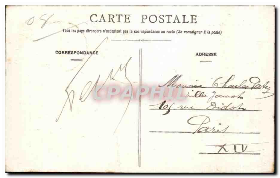 CPA Vallee de la Meuse Chateau Regnault Les Les Roches Mouvantes — Rückseite