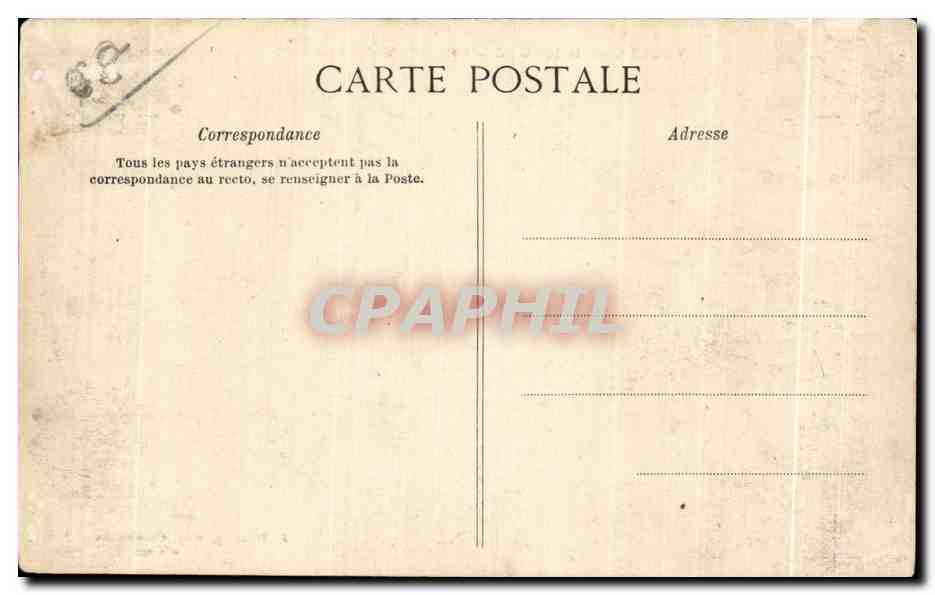 Vallée de la Meuse — Château-Regnault — Les Quatre Fils Aymon — J. Winling, édit. Charleroi — Verso