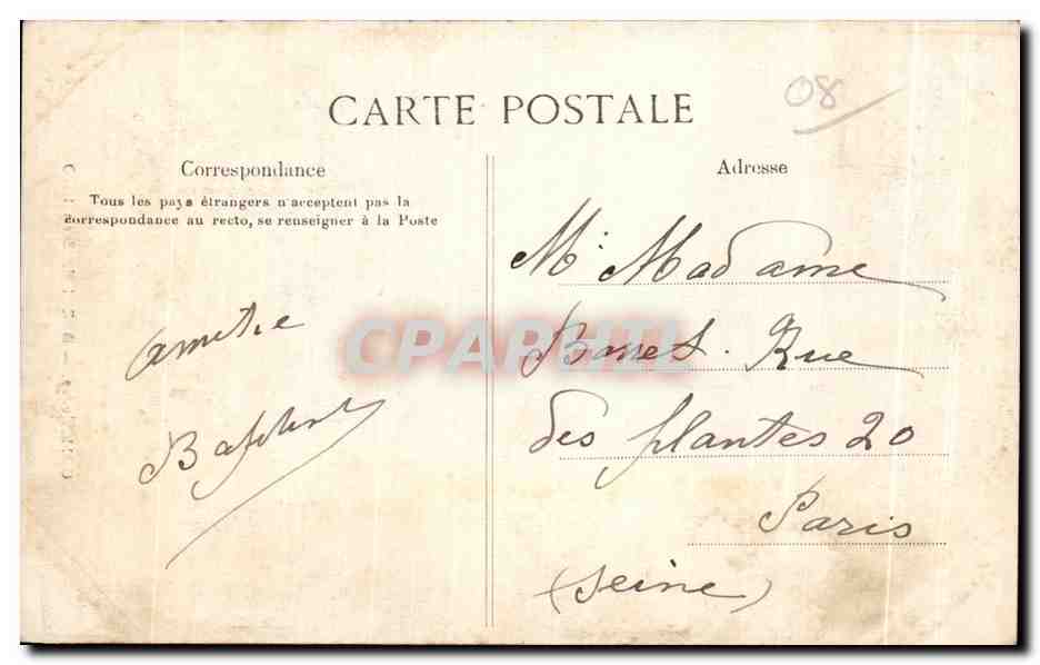 CPA Merlesse Bazeilles en 1870 Militaria  — Rückseite