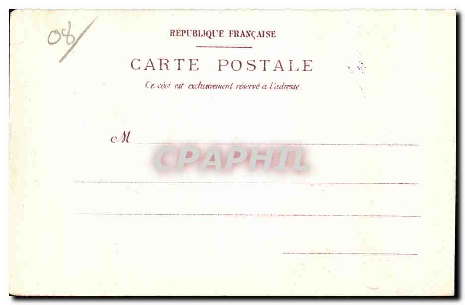 CPA Bazeilles Etat actuel de la Chambre des Dernieres Cartouches Militaria — Rückseite