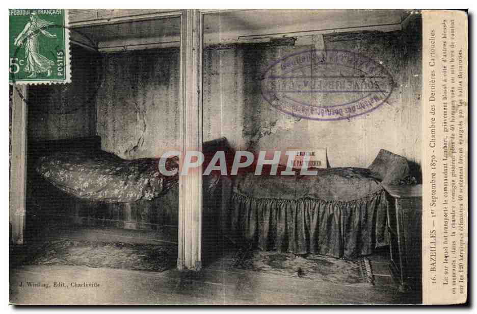 Chambre des Dernières Cartouches — Bazeilles — J. Winding, Edit., Charleville
