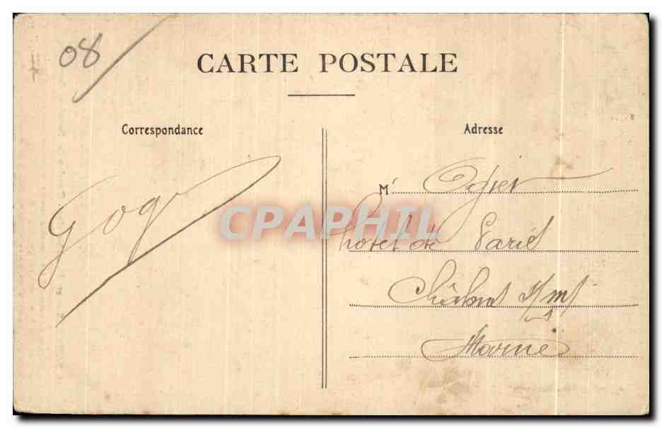 Chambre des Dernières Cartouches — Bazeilles — J. Winding, Edit., Charleville — Rückseite
