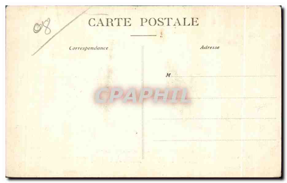 CPA Bazeilles Maison des Dermiers Cartouches Guerre de 1870 — Rückseite