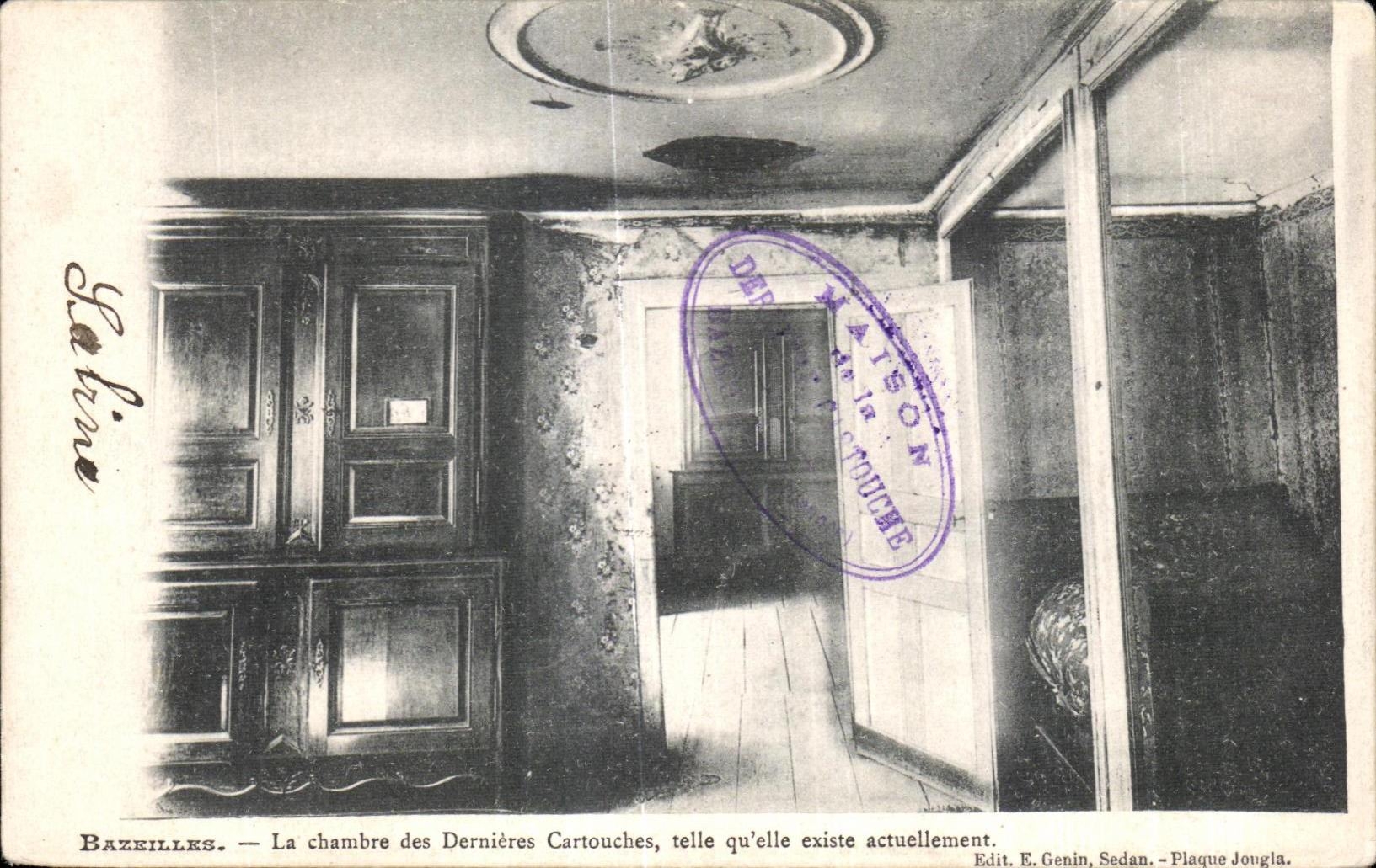 CPA Bazeilles la chambre des Dernieres Cartouches telle qu elle existe actuellement Militaria Guerre de 1870