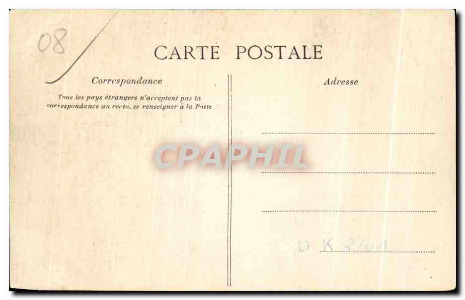 CPA Bazeilles Ossuaire C est une crypte construite les debris Militaria Guerre de 1870 — Rückseite
