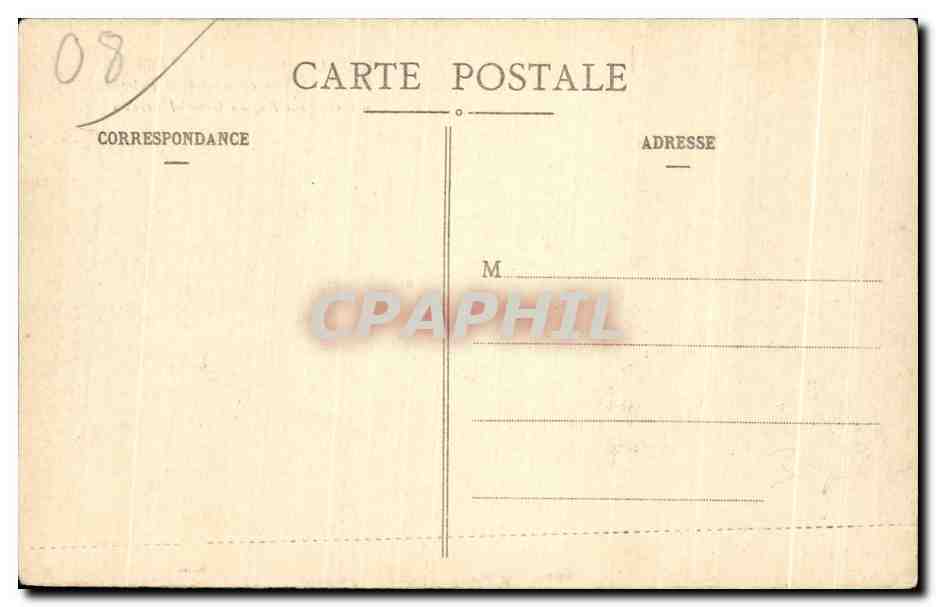 CPA Bazeilles Une Rue de Bazeilles apres la Bataille Rue du General Lebrun Militaria — Rückseite