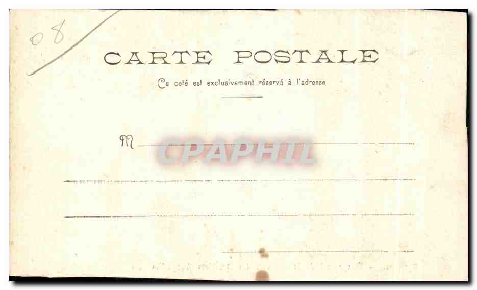CPA Bazeilles Etat actuel de la Chambre de la Derniere Cartouche Militaria — Rückseite