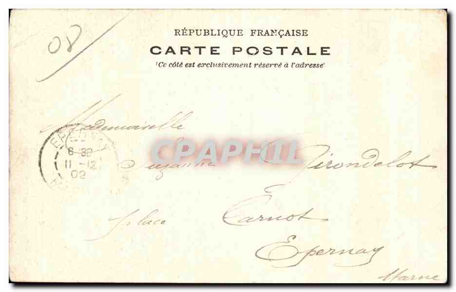 Bazeilles — La Crypte dans le Cimetière — E. Genin, édit., Sedan — Rückseite