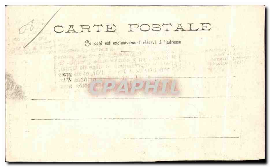 CPA Bazeilles La Crypte dans le Cimetiere Militaria — Rückseite