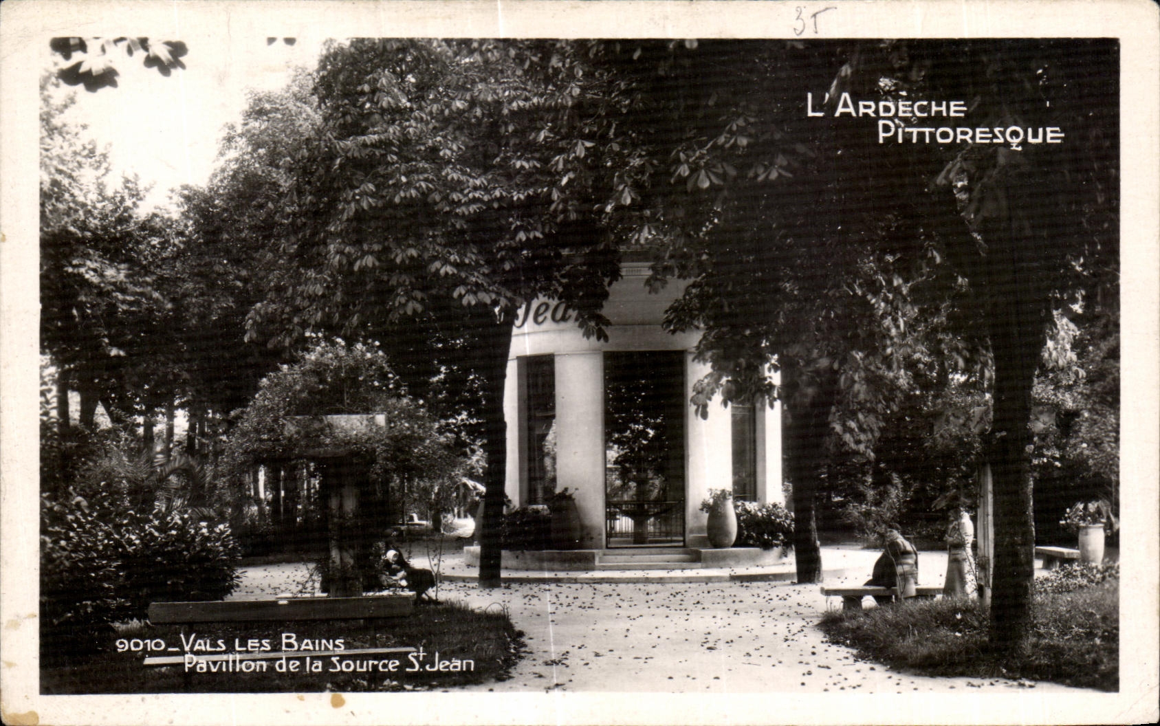 CPA L Ardeche Pittoresque Vals Les Bains Pavillon de la Source S Jean