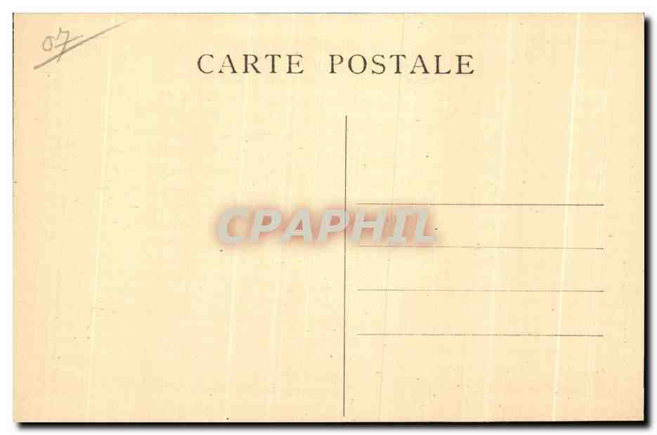 CPA Vals les Bains Le Gasino et l Hotel du Vivarais — Rückseite