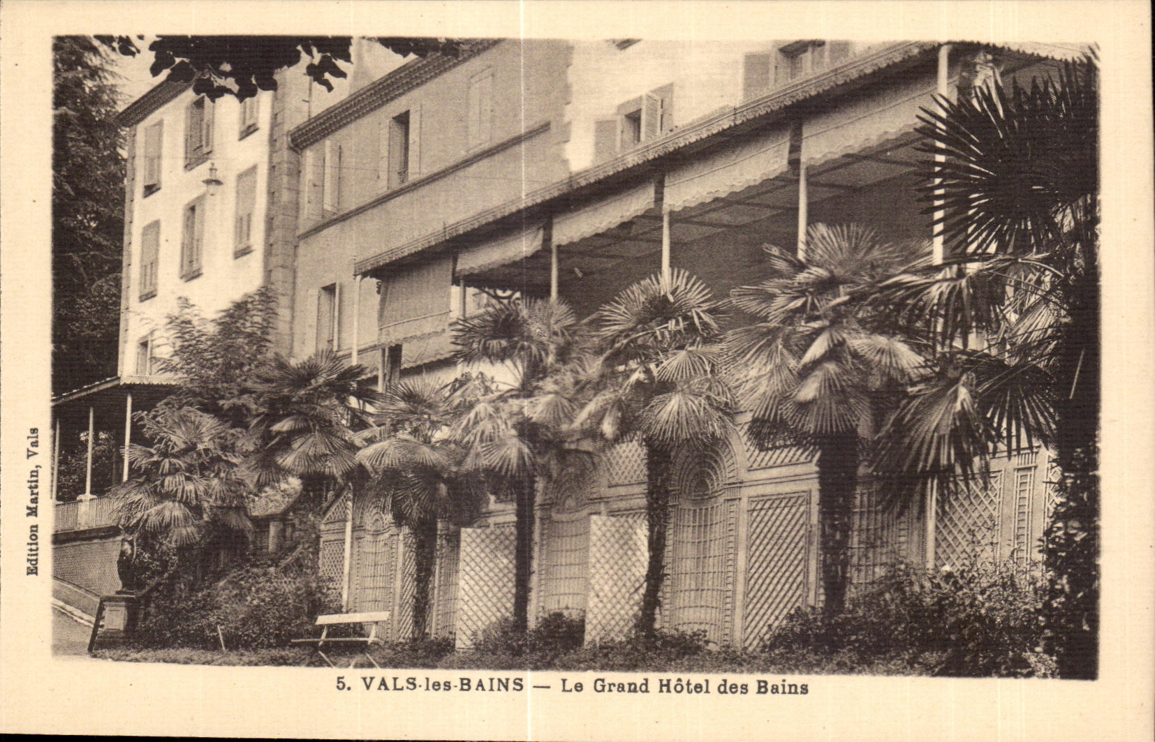 CPA Vals les Bains Le Grand Hotel des Bains