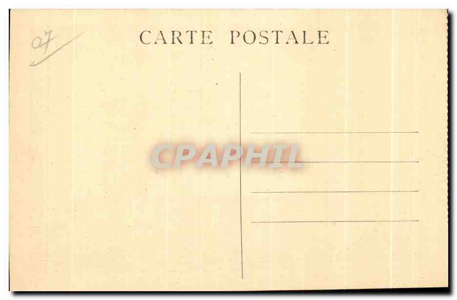 CPA Vals les Bains Le Grand Hotel des Bains — Back