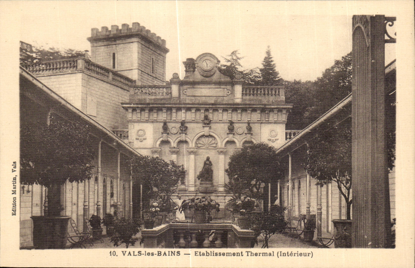 VALS-les-BAINS — Etablissement Thermal (Intérieur) — Edition Martin, Vals
