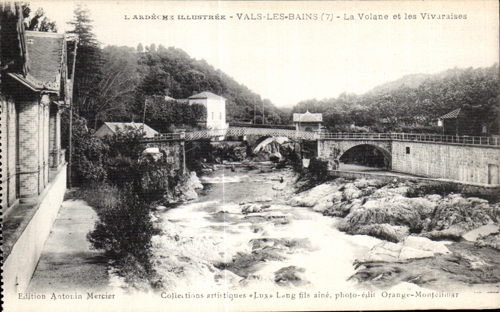 CPA L Ardeche Illustree Vals Les Bains La Volane et les Vivaraises