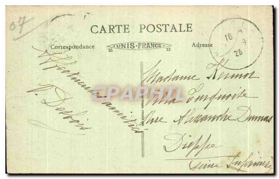 Yais-les-Bains — Le Château de la Châtaigneraie — L'Ardèche Illustrée n°64 — Rückseite