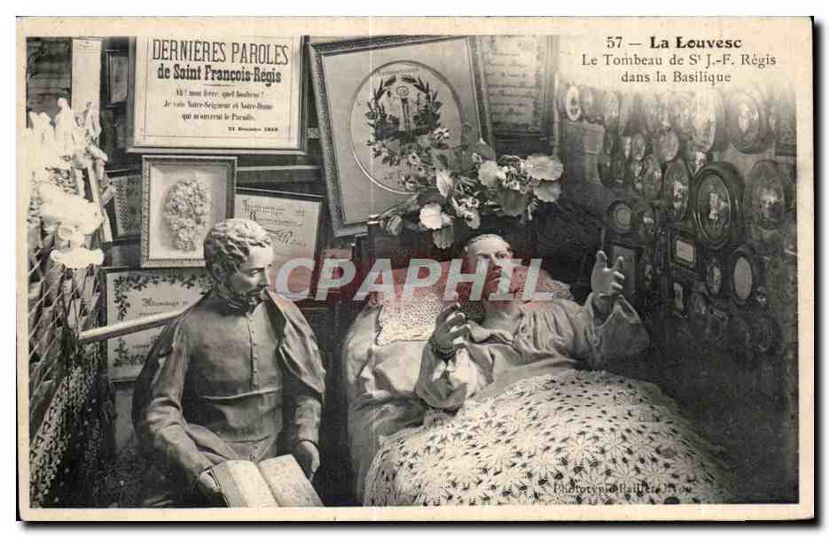 Le Tombeau de Saint François Régis dans la Basilique — La Louvesc — Phototypie Hailler, n°57