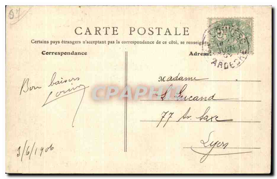 Le Tombeau de Saint François Régis dans la Basilique — La Louvesc — Phototypie Hailler, n°57 — Verso