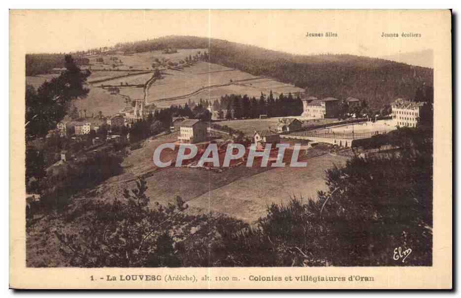 La Louvesc (Ardèche) — Colonies et villégiatures d'Oran — Éd. Marbert, n° 1