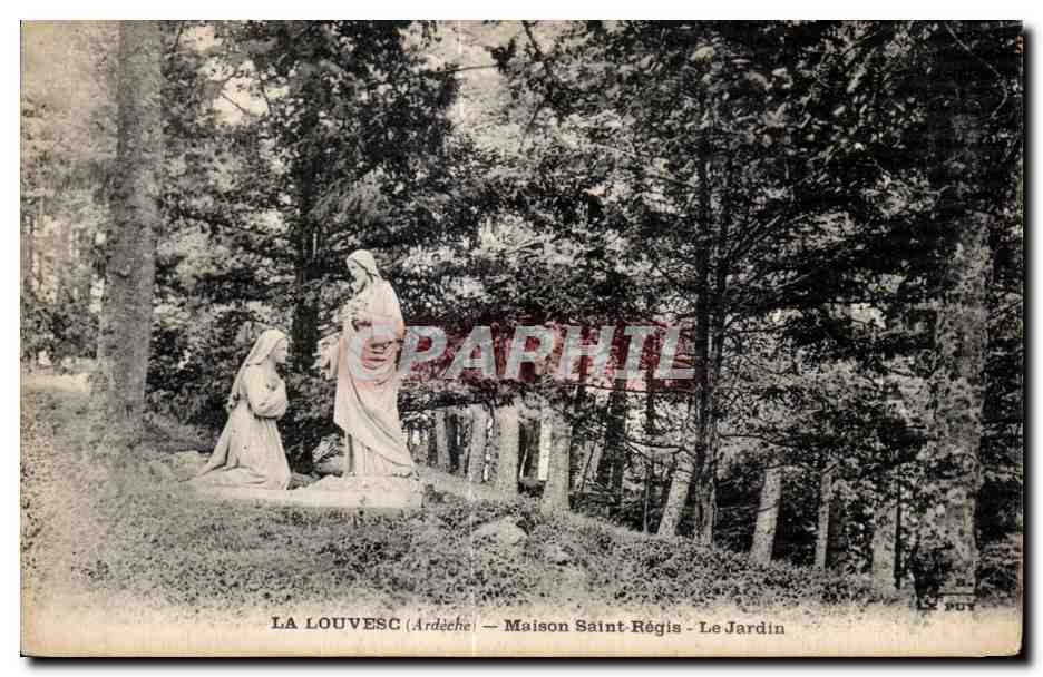 CPA La Louvesc Ardeche Maison Saint Regis Le Jardin