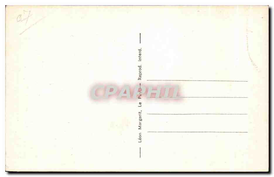 La Louvesc - Colonie de Vacances d'ORAN - Maison Sainte-Monique (pour les jeunes filles) - La Chapelle — Verso