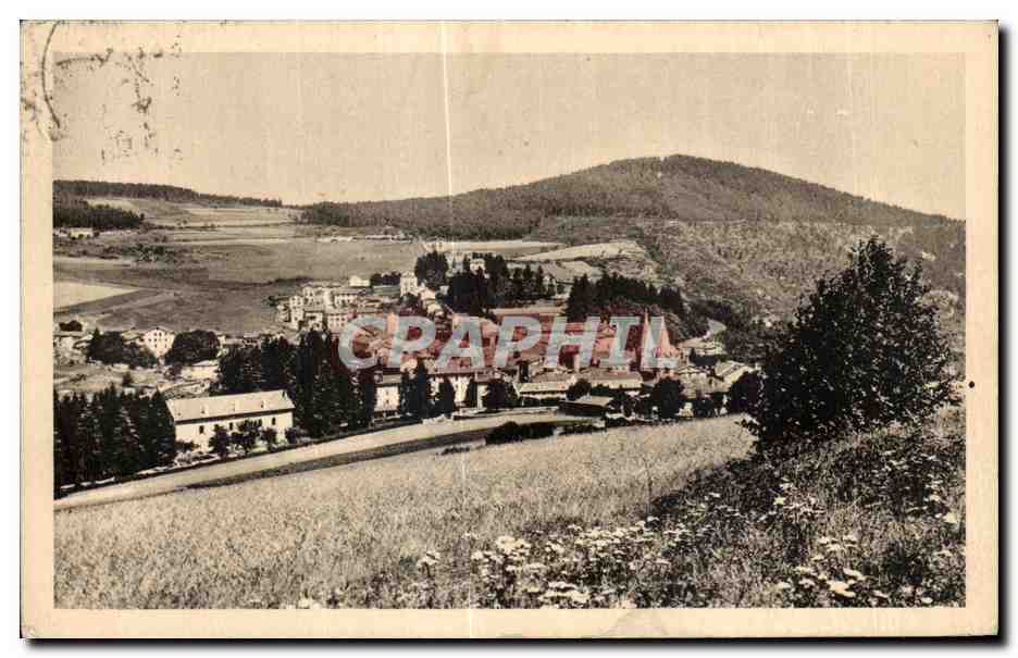 La Louvesc (Ardèche) — Allgemeiner Blick und Calvary des Mont Chair — Fot. C. Léon