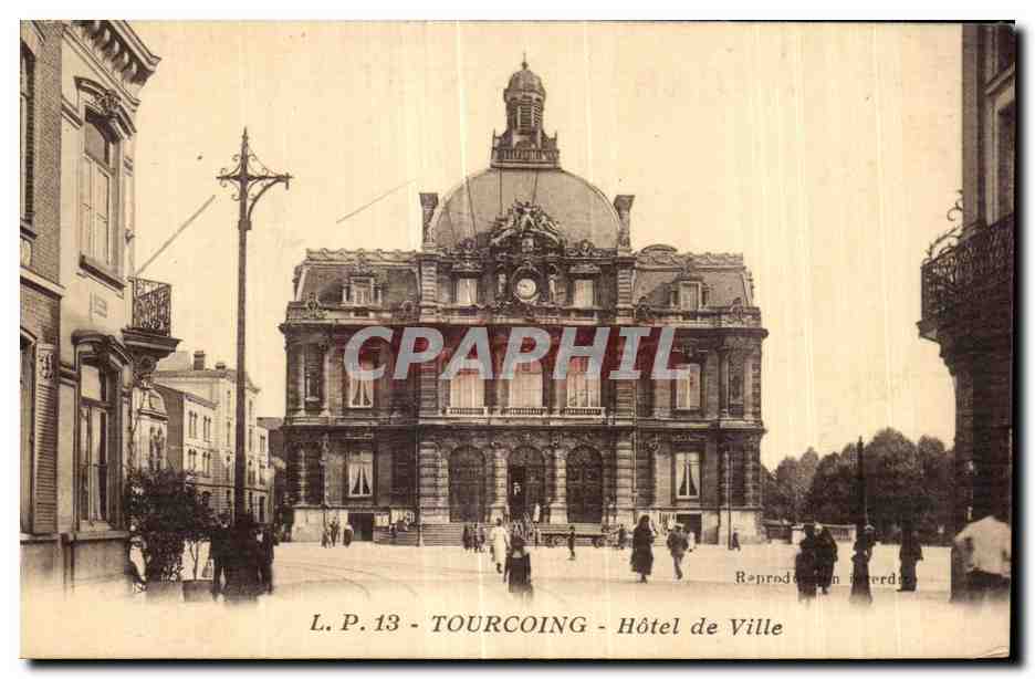 CPA Tourcoing Hotel de Ville