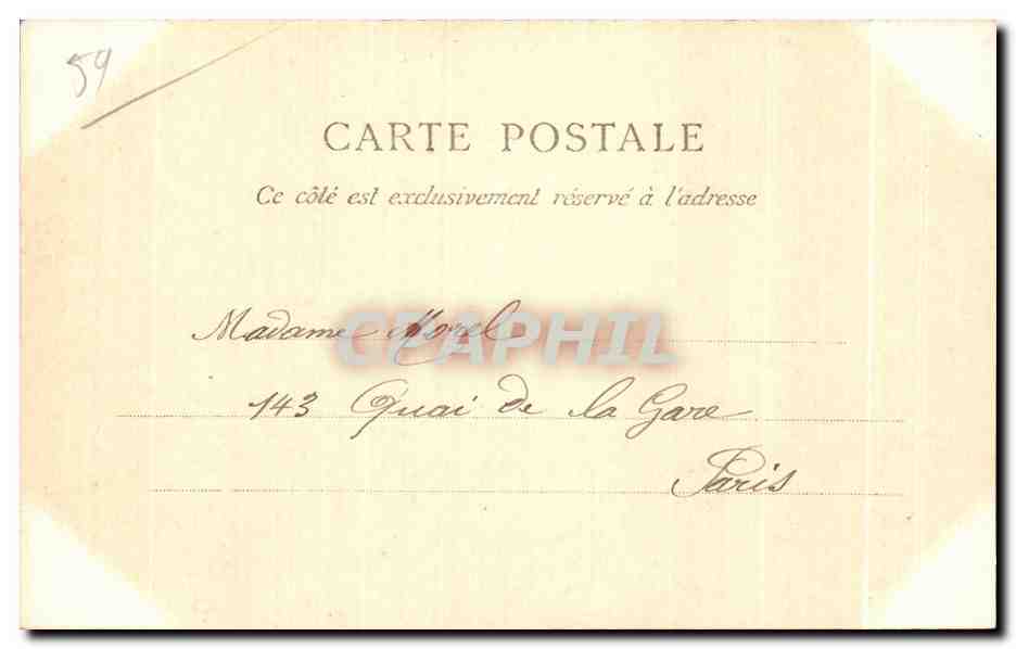 CPA Lille Le Pont Napoleon sur la Deule — Rückseite