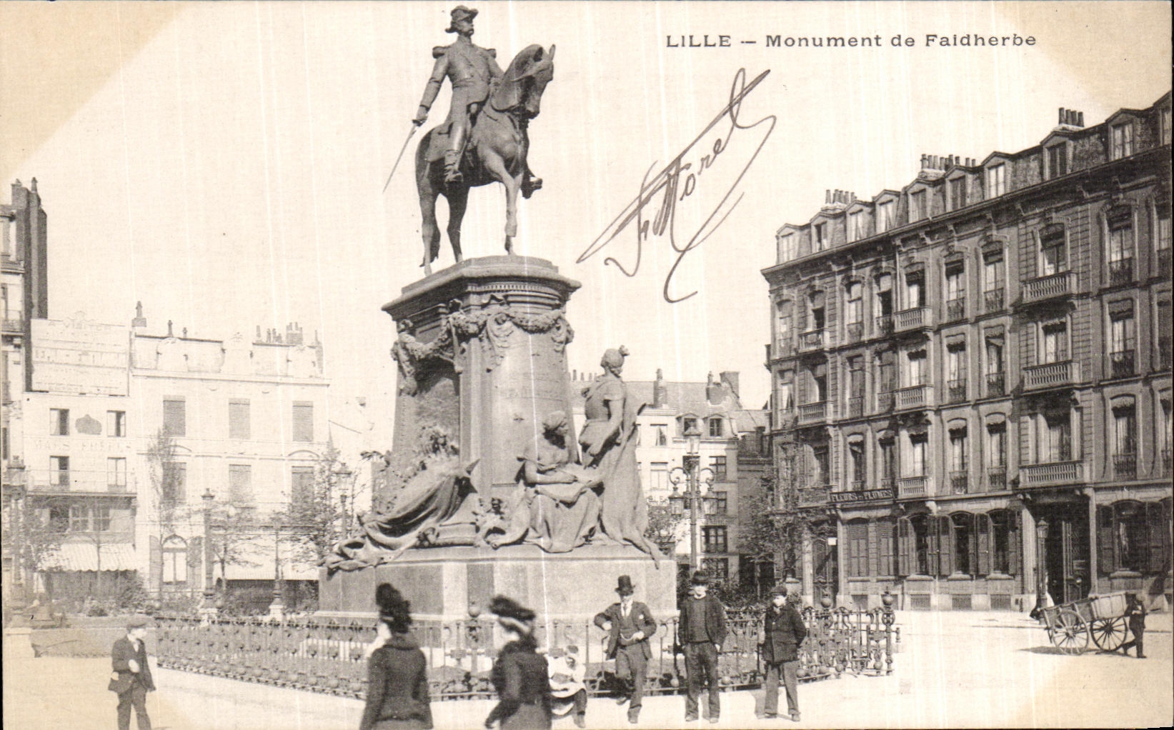 CPA Lille Monument de Faldherbe