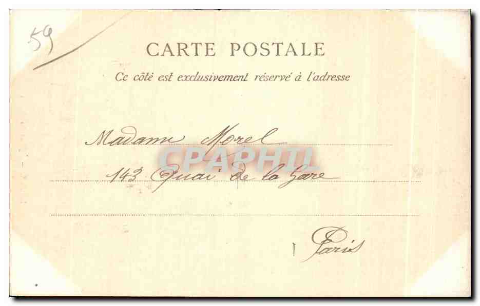 CPA Lille Eglise de Fives — Rückseite