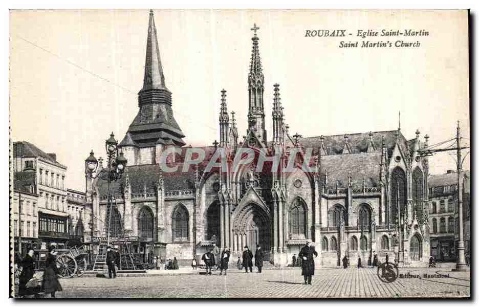 CPA Roubaix Eglise Saint Martin Saint Martin s Church