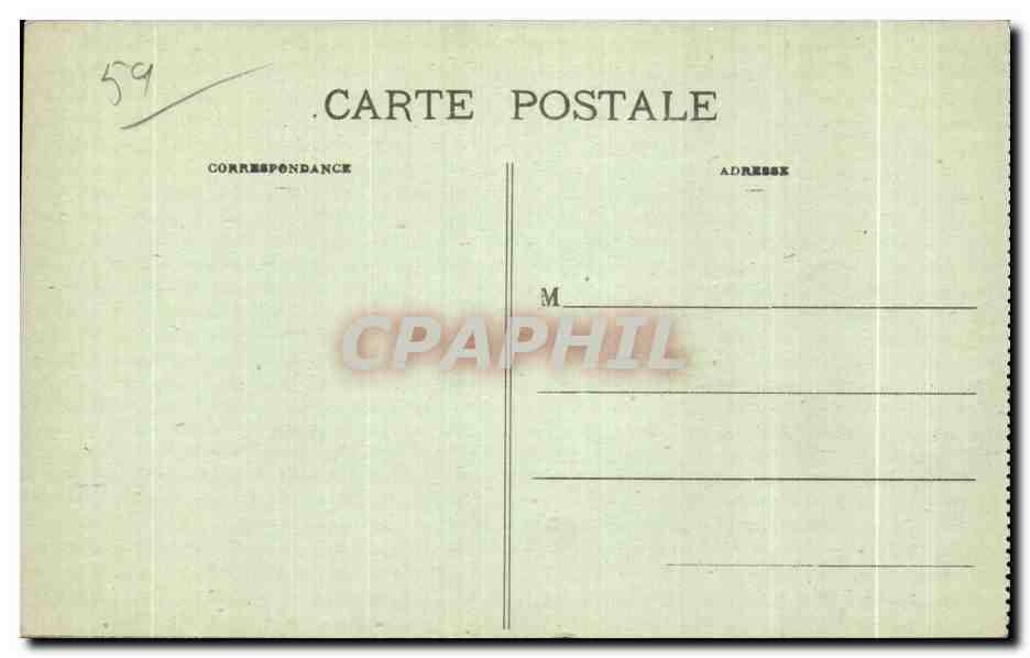 CPA Guerre Mondiale 19145-18 Armentieres Vue generale et Tissage Urtal et Puchin Militaria — Back