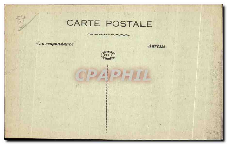CPA Hazebrouck bombarde Rue des Pres prolongee Maisons detruites Militaria — Back