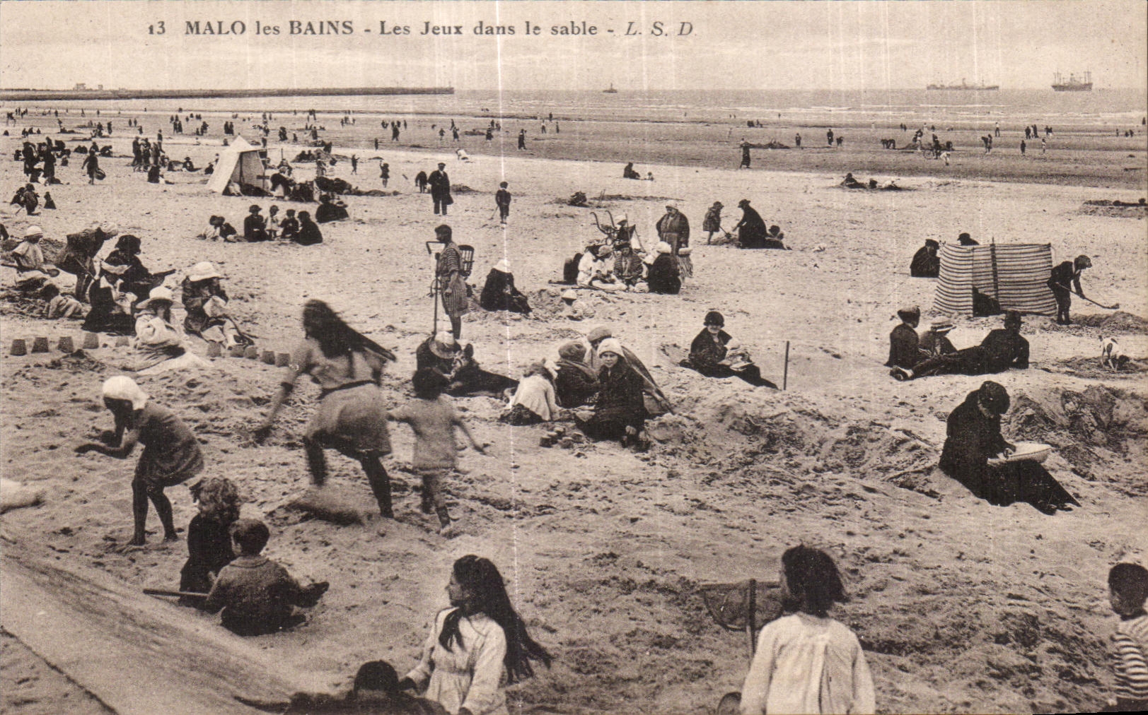 MALO les BAINS — Les Jeux dans le sable — L.S.D.