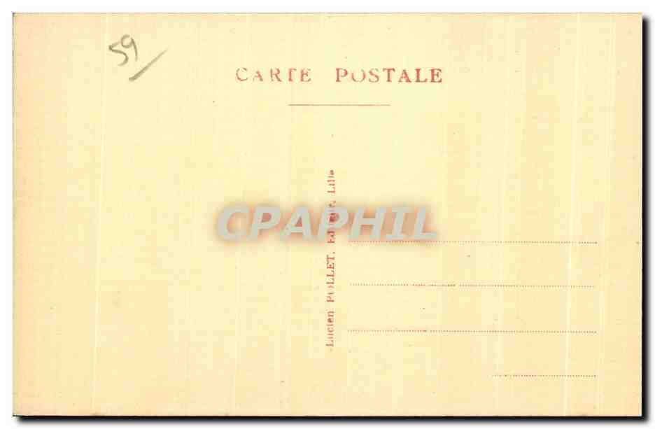 CPA Roubaix Le Chateau Vaissier et le Lac — Rückseite