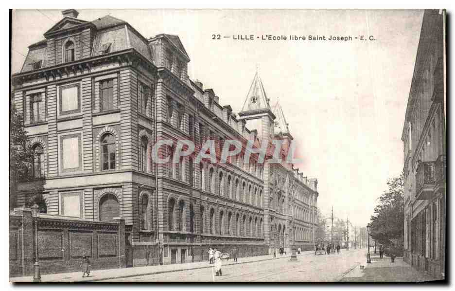 CPA Lille L Ecole libre Saint Joseph 