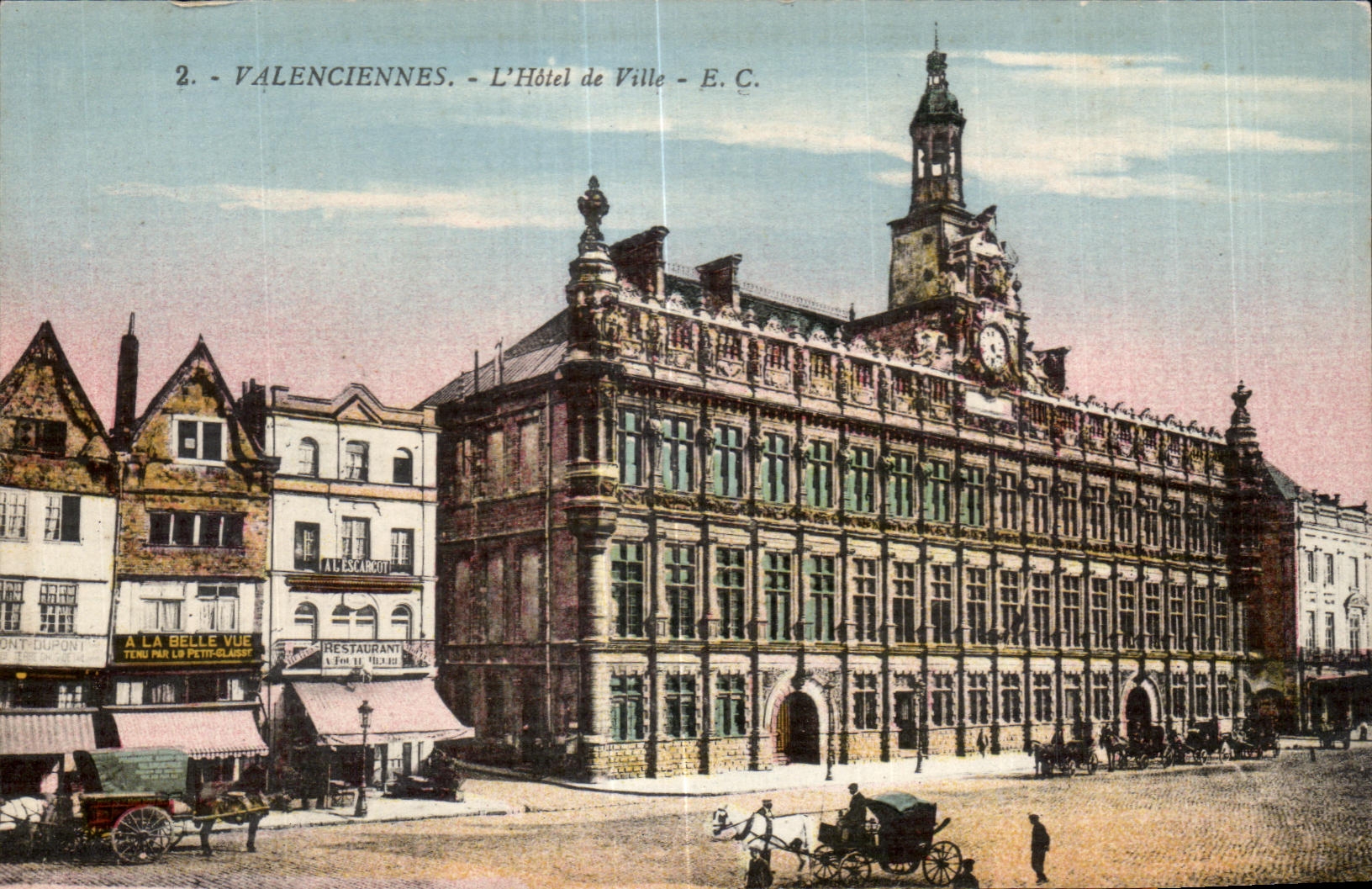 Valenciennes - L'Hôtel de Ville - E.C.