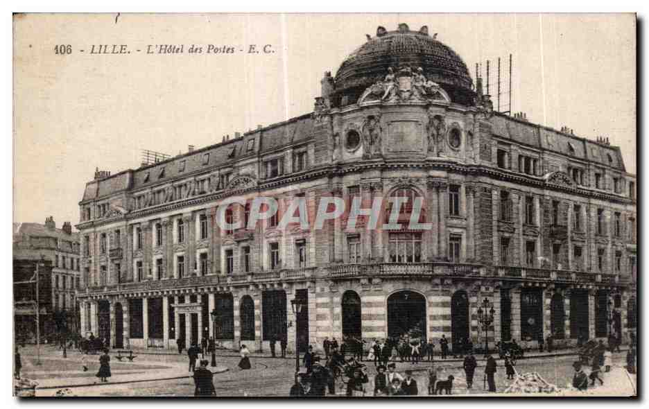 CPA Lille L Hotel des Postes 