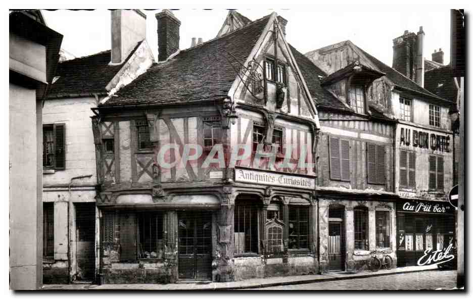 CPA Compiegne La Vieille Cassine Antiquites Au Bon Cafe