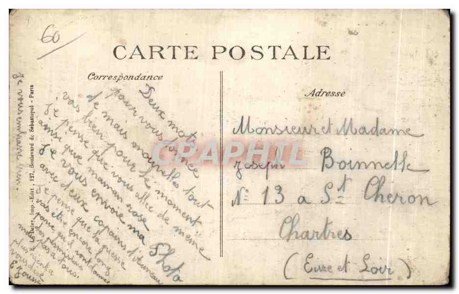 Un convoi de Spahis marocains — Verberie — Éditeur E.P.D. — Série 8ma — Rückseite