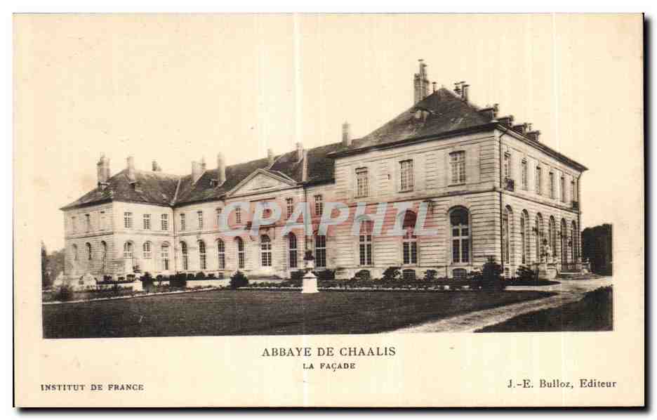 Abbaye de Chaalis — La façade — J.-E. Bulloz, Editeur