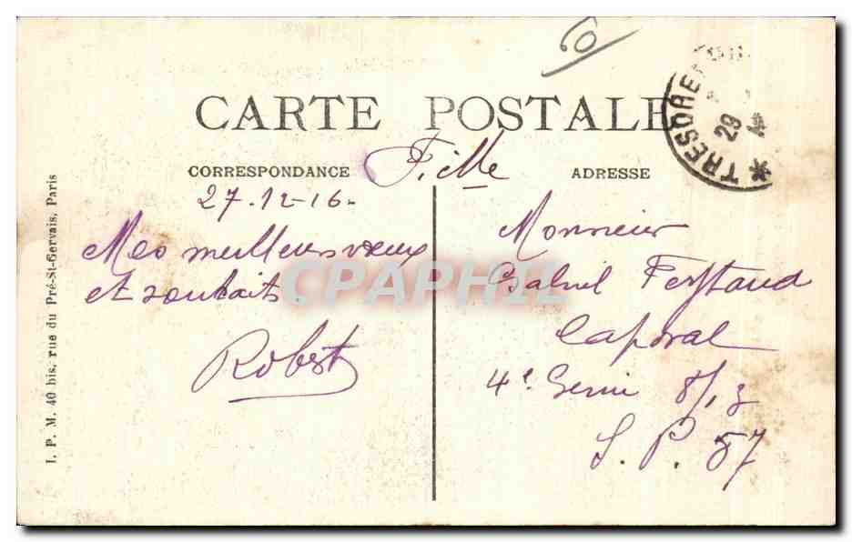 Roye-sur-Matz (Oise) — L'Église en novembre 1915 après le bombardement — J. C. Rossoms, n°248 — Reverso