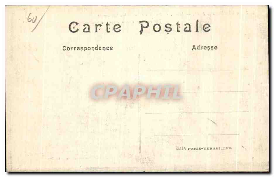 Gare de Senlis — après le bombardement de 1914 — LL. — Reverso