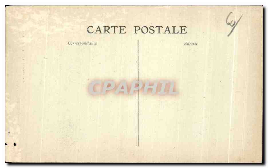 CPA Chateau de VEZ Interieur de la Chapelle — Rückseite