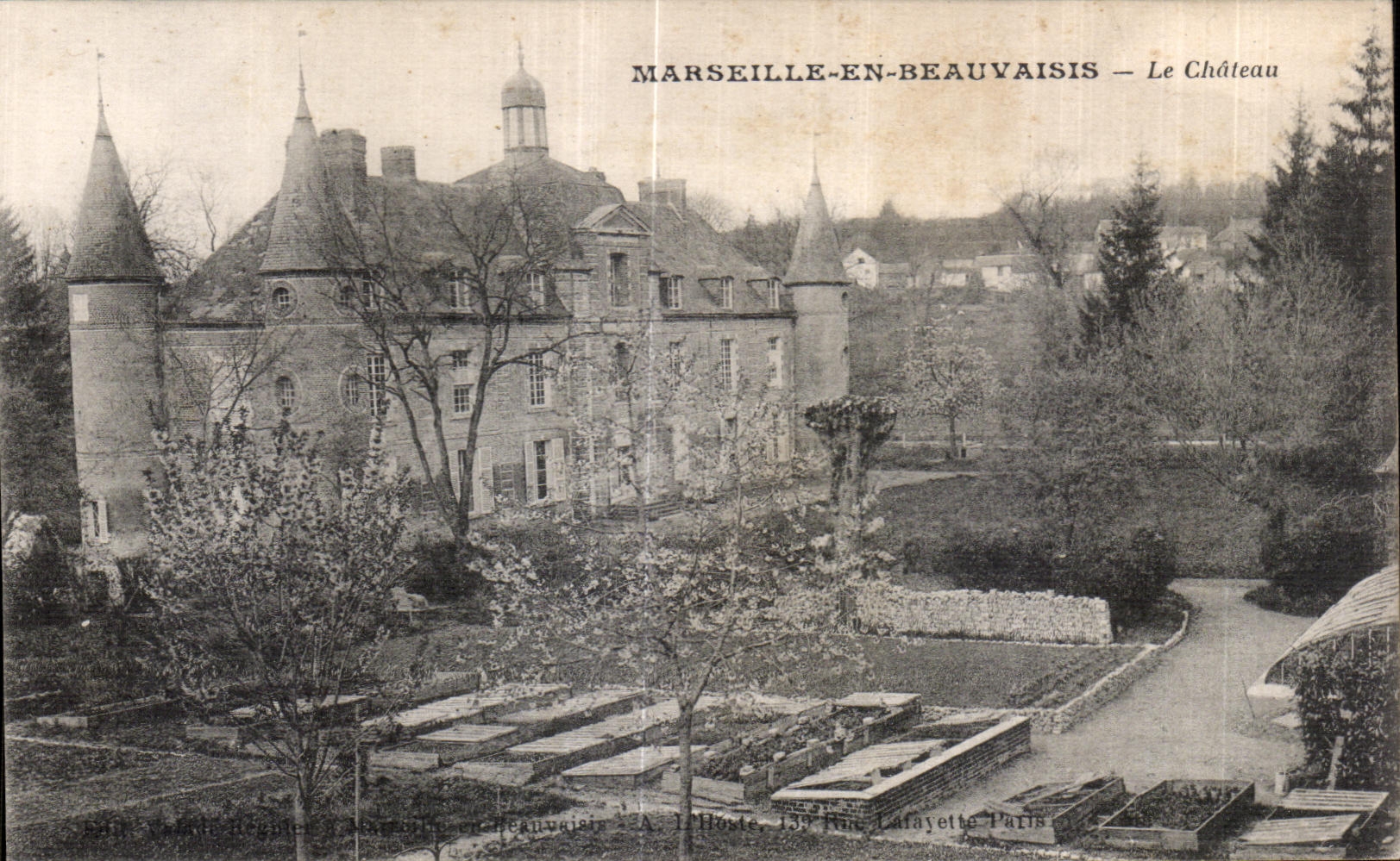 Marseille-en-Beauvaisis — Le Château — L'Hoste, 139 Rue Lafayette, Paris