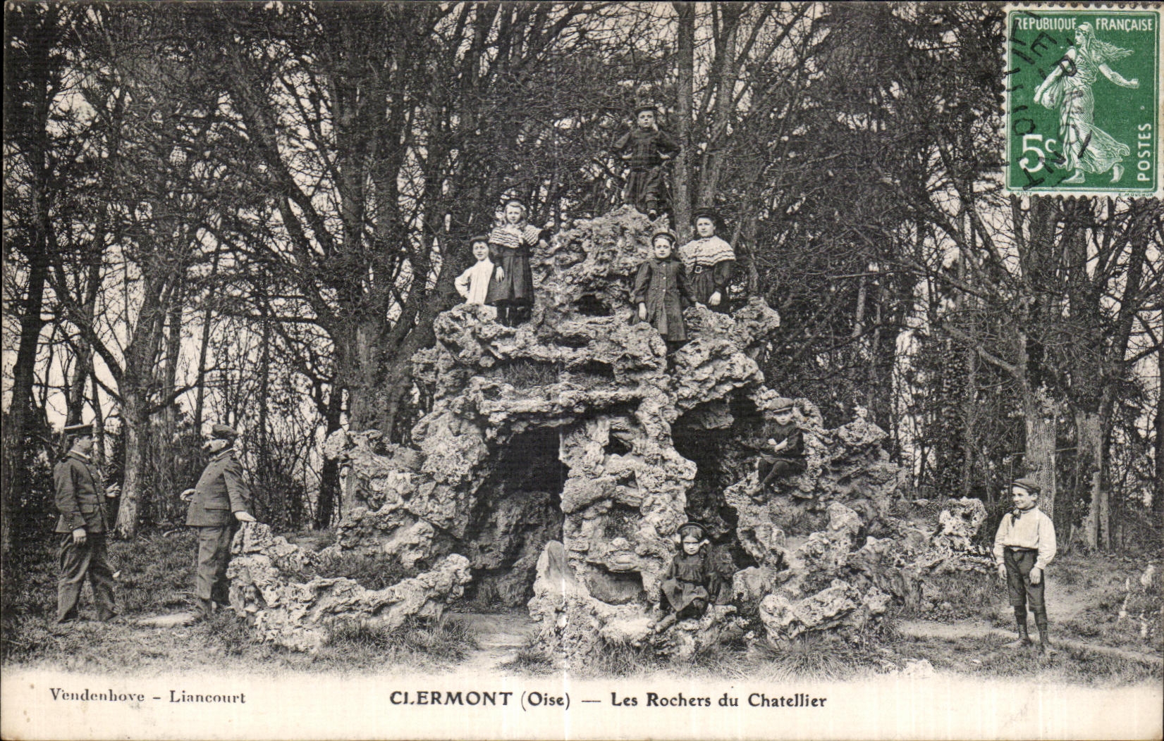 Clermont (Oise) — Les Rochers du Chatellier — Éditeur inconnu, n° de série non visible