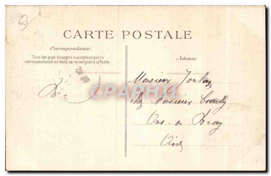 Clermont (Oise) — Les Rochers du Chatellier — Éditeur inconnu, n° de série non visible — Rückseite