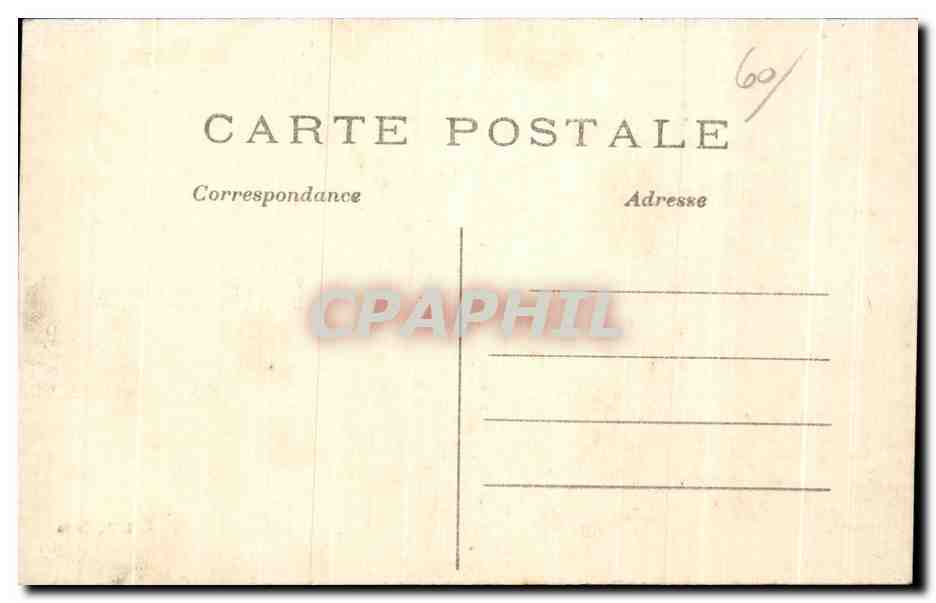 Senlis — Incendie de la rue du Point du Jour pendant la Guerre de 1914 — Éditeur : Au Point du Jour — Rückseite